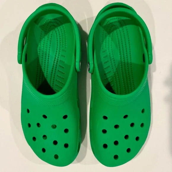 Crocs Classic Clogs Green Ivy Mens 11 Slipons Shoes Lightweight Comfy Christmas - Picture 3 of 7
